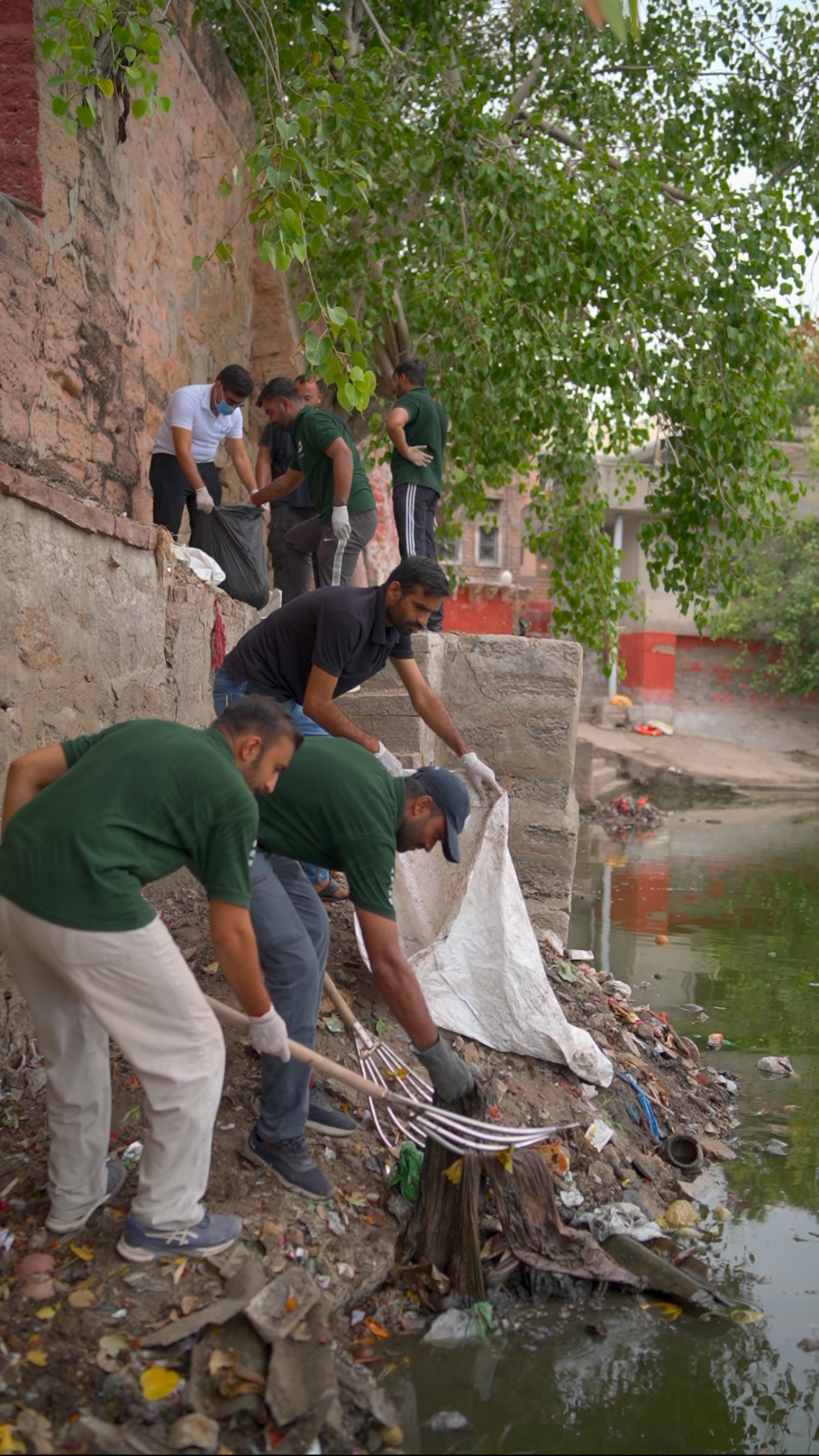 Community Plastic Cleanup Drive — field photo